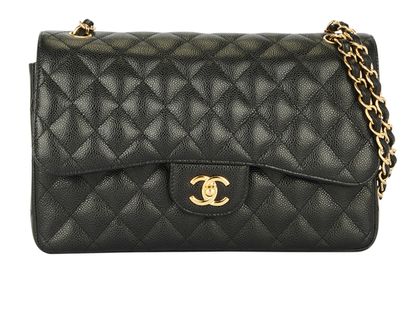 Chanel Jumbo Classic Quilted Double Flap, &pound;6,800, Front view